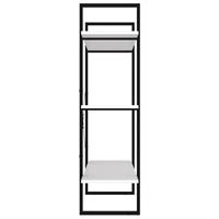 Boekenkast 100x30x105 cm spaanplaat wit - thumbnail