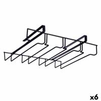 Glazen Voet Kinvara Metaal Ijzer 36 x 7,5 x 26 cm 7 x 7,5 x 26 cm (6 Stuks) - thumbnail