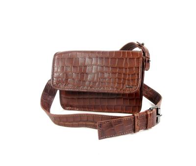 LAGUNA 2 vaks Damestas kleptas schoudertas cognac