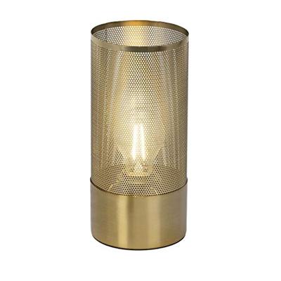 Brilliant Gracian 98940/18 Tafellamp LED E27 40 W Messing (geborsteld)