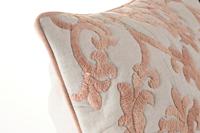 Kussen DKD Home Decor 50 x 15 x 50 cm Beige Roze Aluminium Traditioneel 50 x 1 x 50 cm - thumbnail