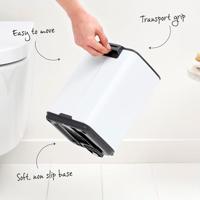 Brabantia Bo pedaalemmer 12 liter Matt steel finger print proof - thumbnail