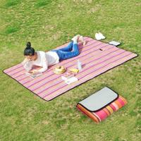 600D waterdichte Oxford opvouwbare doek Outdoor strand Camping Mat Picknickkleed. grootte: 150 * 130cm willekeurige kleur levering - thumbnail