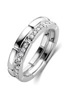 TI SENTO-Milano 12271ZI Ring zilver-zirconia zilverkleurig-wit 5 mm - thumbnail