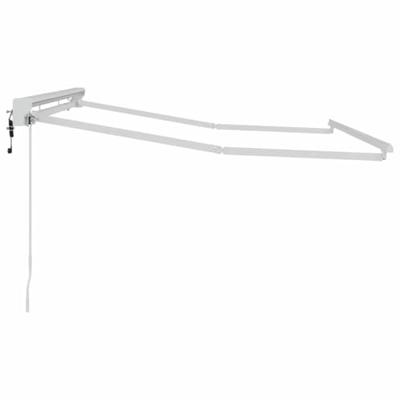 VidaXL Zijde frame wit 2,5 x 2 m poedercoating staal VidaXL Zijde frame wit 2,5 x 2 m poedercoating staal