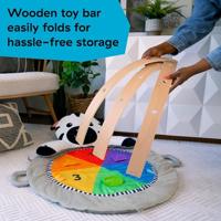 BABY EINSTEIN Zen's Activity Milestones speelkleed met houten staaf, multisensorisch speelgoed, vanaf de geboorte - thumbnail