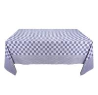 Tafelkleden Blauw en Wit Geblokt 140x140cm 100% Katoen - Treb WS - thumbnail