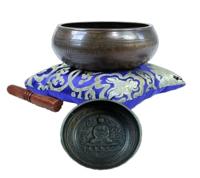 Klankschaal met Boeddha (16 cm) - thumbnail