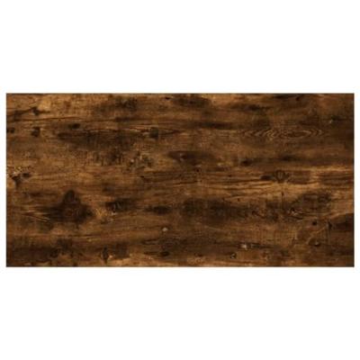 Wandschappen 4 st 60x20x1,5 cm bewerkt hout gerookt eikenkleur