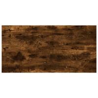 Wandschappen 4 st 60x20x1,5 cm bewerkt hout gerookt eikenkleur - thumbnail