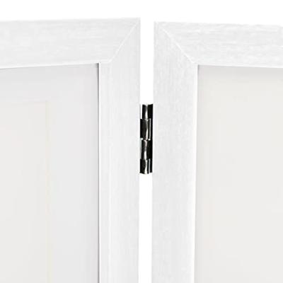 VidaXL Fotolijst drieluik 22x15 cm+2x(10x15 cm) wit