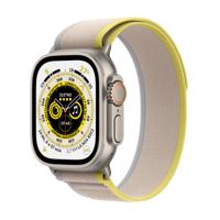Refurbished Apple Watch Ultra 49mm Trail band Trail Geel Beige Licht gebruikt - thumbnail