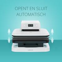 Loklik Auto Heat Press Verwarmingspers Wit - thumbnail