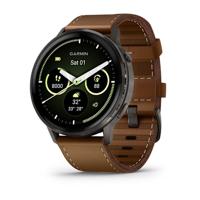Garmin Venu 4 3,56 cm (1.4") AMOLED 45 mm Digitaal 454 x 454 Pixels Touchscreen Zwart Wifi GPS - thumbnail