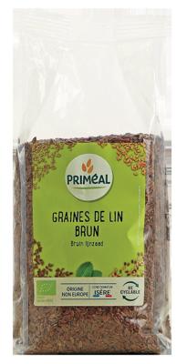 Primeal Lijnzaad bruin bio 500 Gram