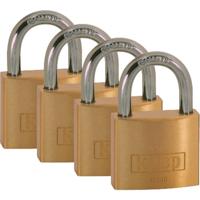 Kasp K12040D4 Hangslot 40 mm Goud-geel Sleutelslot - thumbnail