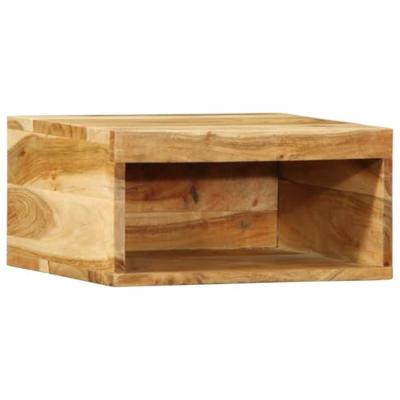 Tv-wandmeubelen 2 st massief acaciahout