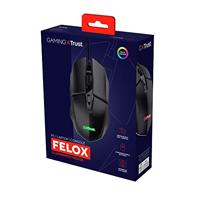 Trust GXT 109 Felox Zwarte Gaming Muis - thumbnail
