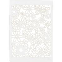 Creativ Company Patroonkarton wit, 10st. - thumbnail