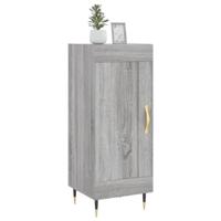 Dressoir 34,5x34x90 cm bewerkt hout grijs sonoma eikenkleurig - thumbnail