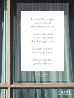 Plint Raamgedicht 'In Dit Vrolijk Voorjaar' Jos Van Hest - Overig (9789059307650)