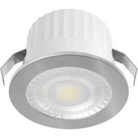LED Veranda Spot Verlichting - Brinton Glowix - 3W 260 lm 38D - Warm Wit 3000K - Inbouw - Rond - Zilver - Ø44mm Buitenmaat - Ø32mm Zaagmaat - thumbnail