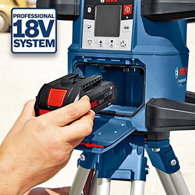 Bosch Professional GRL 600 CHV Accu rotatielaser rood + LR 60 laserontvanger 18V Basic Body met batterijen in L-Boxx - 0601061F01