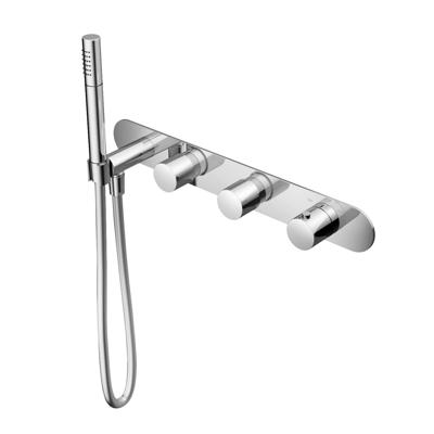 Hotbath Buddy Inbouw Bad Douche Thermostaat Met 2 Stopkranen 061 - Chroom