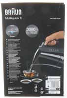 Waterkoker met ledverlichting Braun 533631 1,7 L Zwart Plastic 3000 W 1,7 L - thumbnail