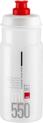 ELITE bidon "jet plus" bottle jet plus 550ml clear/red