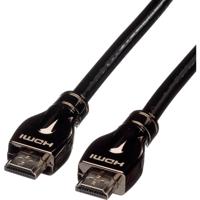 ROLINE HDMI Ultra HD Kabel met Ethernet, M/M, zwart, 7,5 m - thumbnail