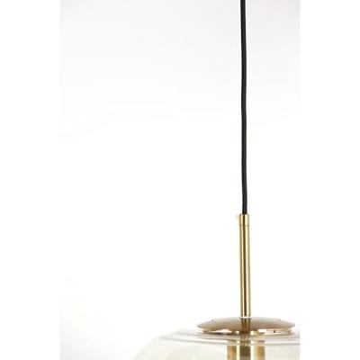 Light & Living Hanglamp 'Misty' 30cm, kleur Amber/Goud