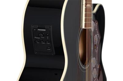 Epiphone J-200 EC Studio Black elektrisch-akoestische westerngitaar