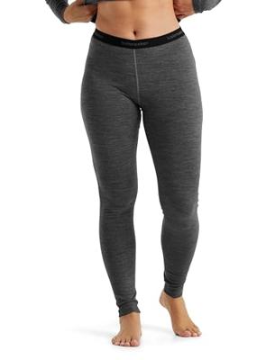 Icebreaker Merino 200 Oasis Thermobroek Dames Gritstone Hthr-013 L Icebreaker Merino 200 Oasis Thermobroek Dames Gritstone Hthr-013 L