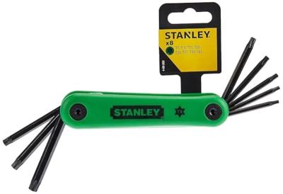 Stanley handgereedschap Stiftsleutelset 8 Dlg T9-T40 - 4-69-263