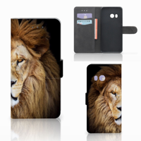 HTC U11 Telefoonhoesje met Pasjes Leeuw - thumbnail