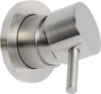 Saqu Eurotrend 2-gats inbouw wastafelmengkraan inclusief inbouwdeel geborsteld nikkel - thumbnail