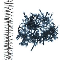 VidaXL Lichtslinger cluster met 400 led&apos;s koudwit 7,4 m pvc - thumbnail