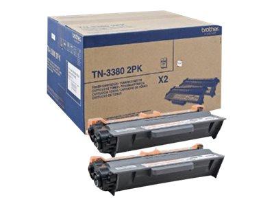 Brother TN-3380 Twinpack Toner zwart