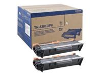 Brother TN-3380 Twinpack Toner zwart - thumbnail