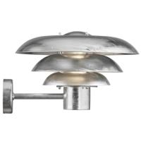 Buitenlamp zilver groot &apos;Kurnos 35&apos; Nordlux e27 fitting 350mm - thumbnail