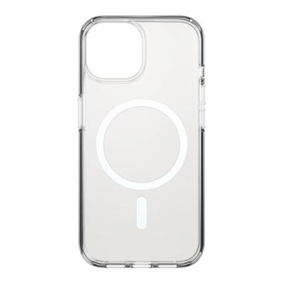 Black Rock Mag Clear Case Backcover Apple iPhone 15 Transparant MagSafe compatible, Stootbestendig