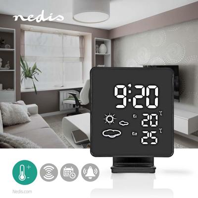 Weerstation | Draadloze sensor | Alarmklok | Weersvoorspelling - thumbnail