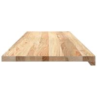 Vensterbanken 2 st onbehandeld 120x40x2 cm massief eikenhout - thumbnail