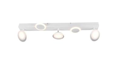 Brilliant Led opbouwspotMeriza 5-lichts wit - G99555/05