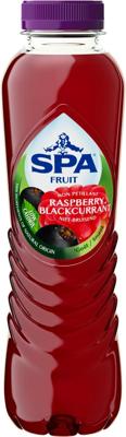Spa Fruit Still raspberry blackcurrant, fles van 40 cl, pak van 6 stuks