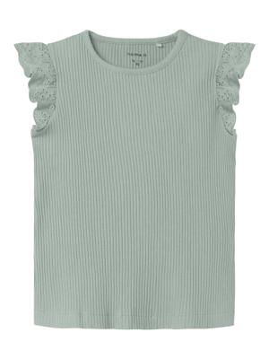 Name it zomer top S/S meisjes - blauw grijs - Nkfhalina