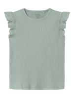 Name it zomer top S/S meisjes - blauw grijs - Nkfhalina - thumbnail