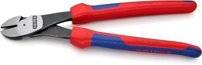 Knipex Kracht-zijsnijtang zwart geatramenteerd met meer-componentengrepen 250 mm - 7422250