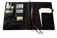 Sigel SI-CF131 Conceptum Flex Business Organiser A5 Zwart/Kunstleer + 3 Schriften - thumbnail